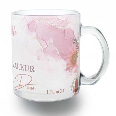 Un esprit doux et paisible - Tasse Verre givré