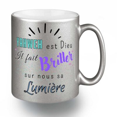 Il fait briller - Tasse argentée