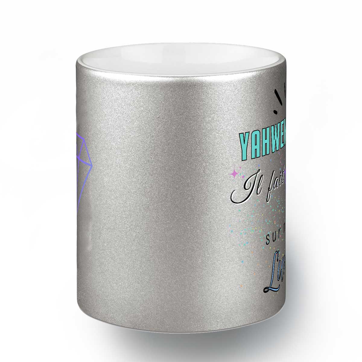 Il fait briller - Tasse argentée – Image 3