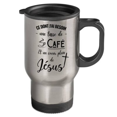 Un cœur plein de Jésus - Thermos